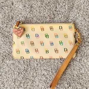 Dooney & Bourke Y2K Multicolor Logo Wristlet